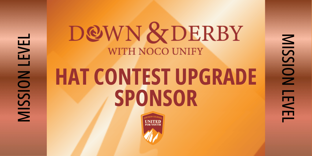 Down & Derby Hat Contest Upgrade Sponsor