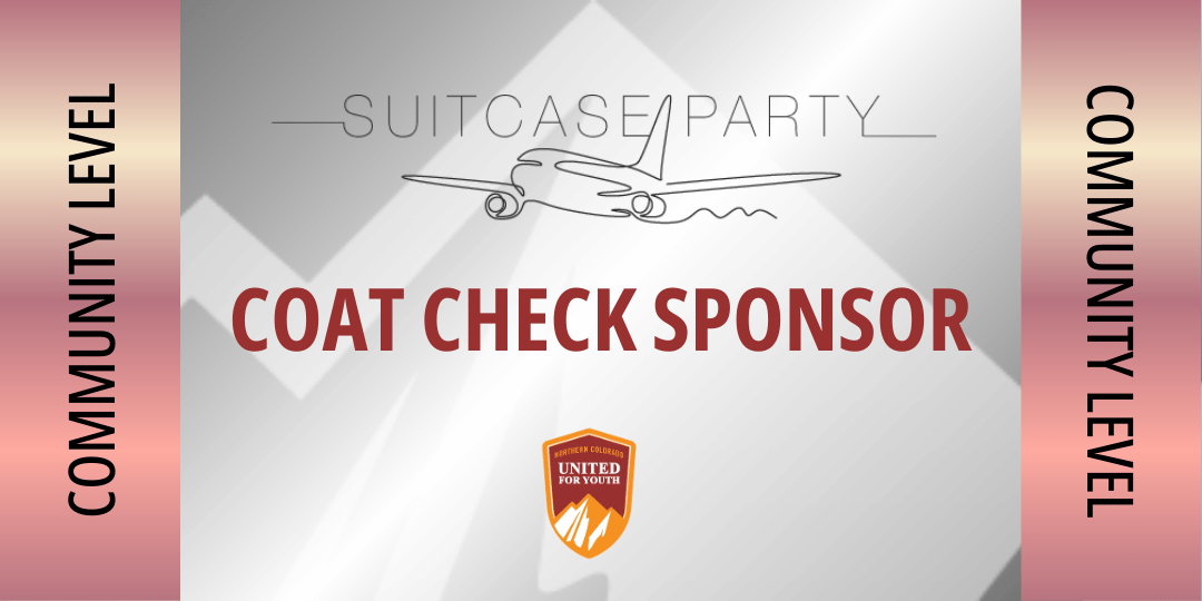 Suitcase Party Coat Check Sponsor