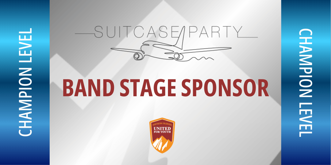 Suitcase Party Band Stage Sponsor