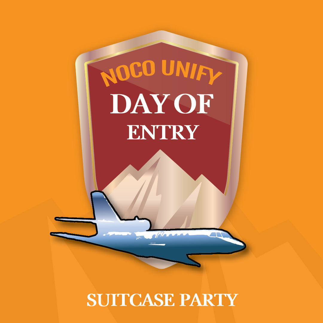 Suitcase Party Entry/Registration Sponsor